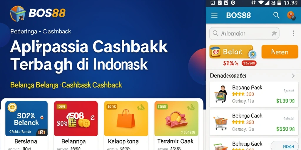 Tampilan antarmuka utama BOS88 dengan berbagai penawaran Cashback menarik.