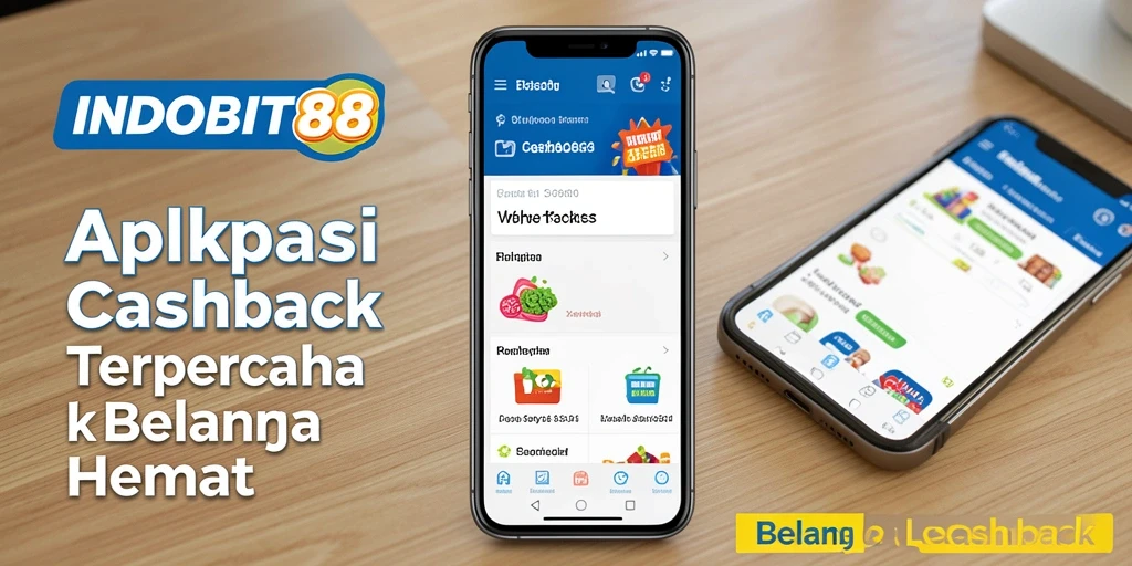 Antarmuka aplikasi INDOBIT88 yang menampilkan fitur cashback yang mudah diakses.