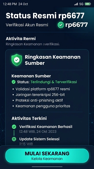 Tampilan kanal resmi rp6677